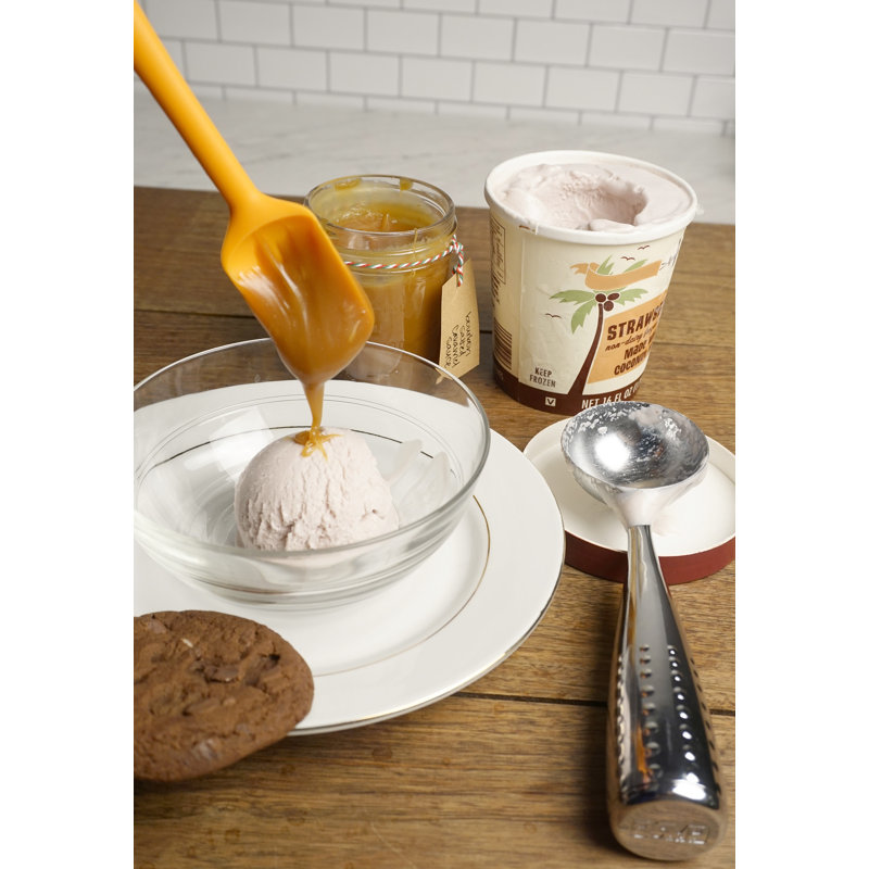 Ensemble de spatules en silicone 2 pièces, Orange