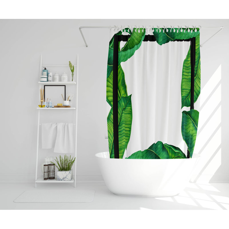 Briallen Polyester Shower Curtain Set, 177cm H x 177cm W