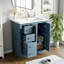 Meuble-lavabo sur pied l 30 po avec comptoir en céramique, tiroirs et portes à fermeture en douceur-1979780162-1979780178