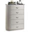Commode contemporaine Aldgate, gris clair