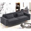 Luxueux canapé en velours pour le salon, rehaussant le confort et le style-601735369