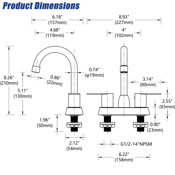 Dimensions du produit
