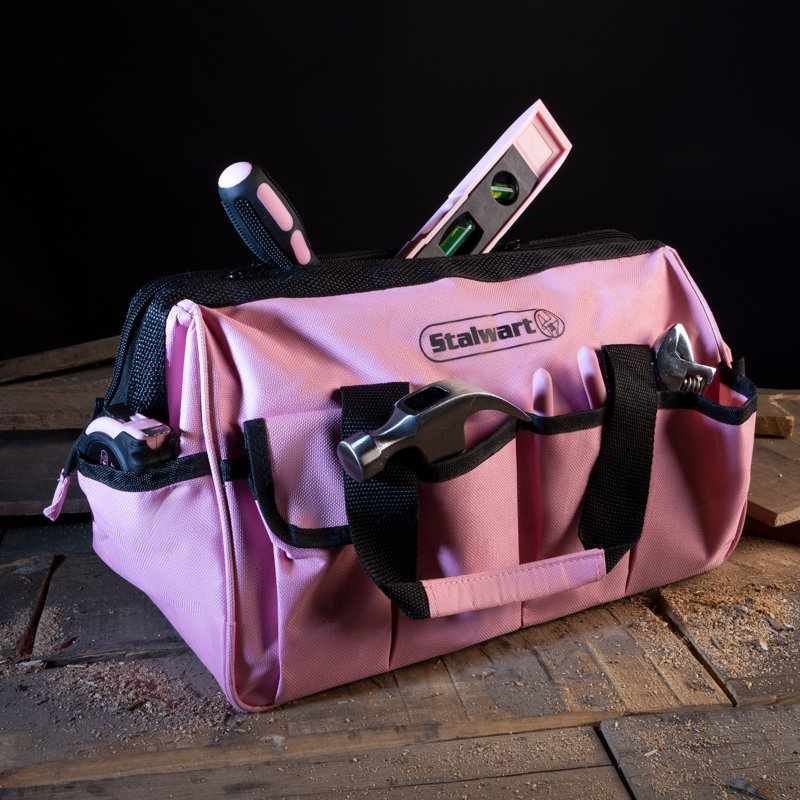 Tool Set - 123-Piece Toolkit with Carrying Bag (Pink)