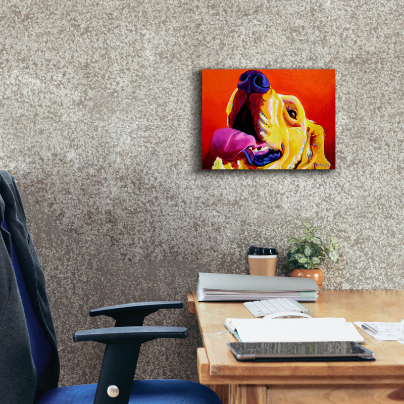 «Golden - Candy Corn» par Dawg Painter, H 12 po x l 16 po x P 0,75 po