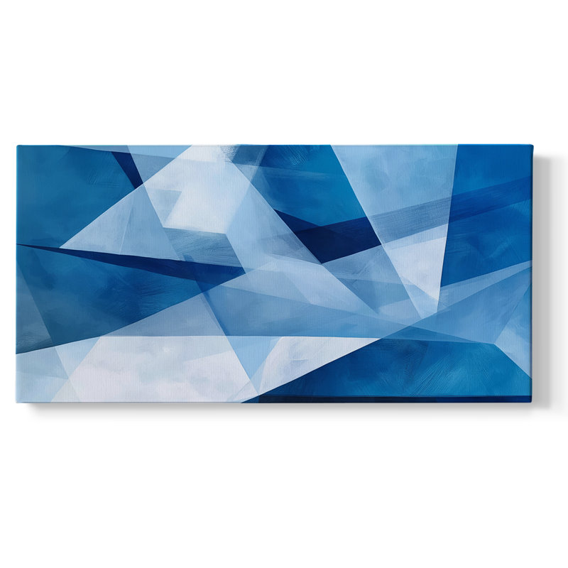 Série abstraite 1 # LXV-Toile tendue avec châssis, H 24 po x l 48 po