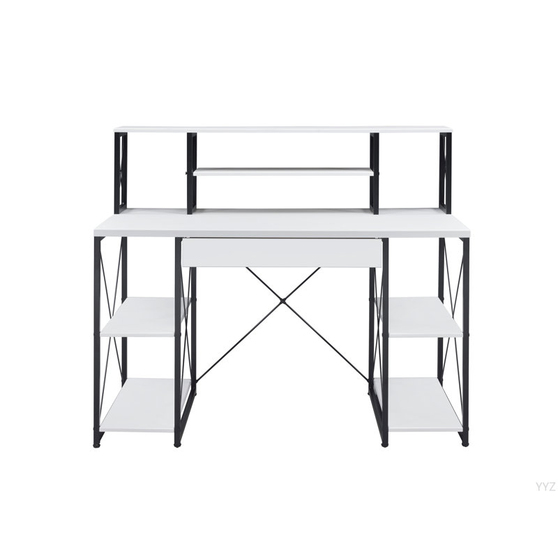 All Purpose White Finish Writing Desk, White