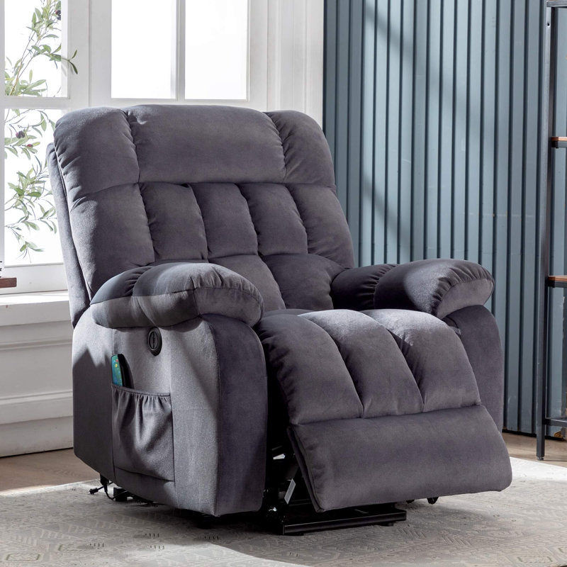 81 cm Wide Fabric Lift Assist Recliner