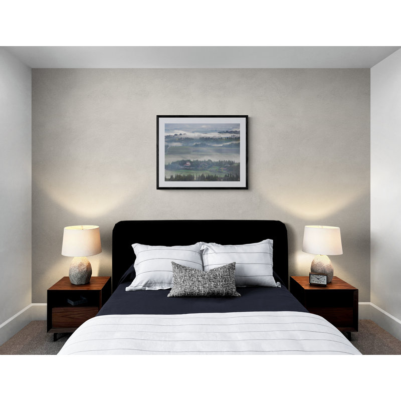 Tuscan Landscape Print by Harold Davis, 24" H x 30" W, Black Framed Paper