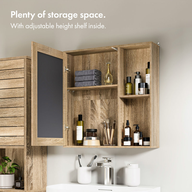 Chester Wall Mounted Bathroom Mirror Cabinet