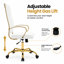 Fauteuil de bureau en cuir Humairaa-1103856412