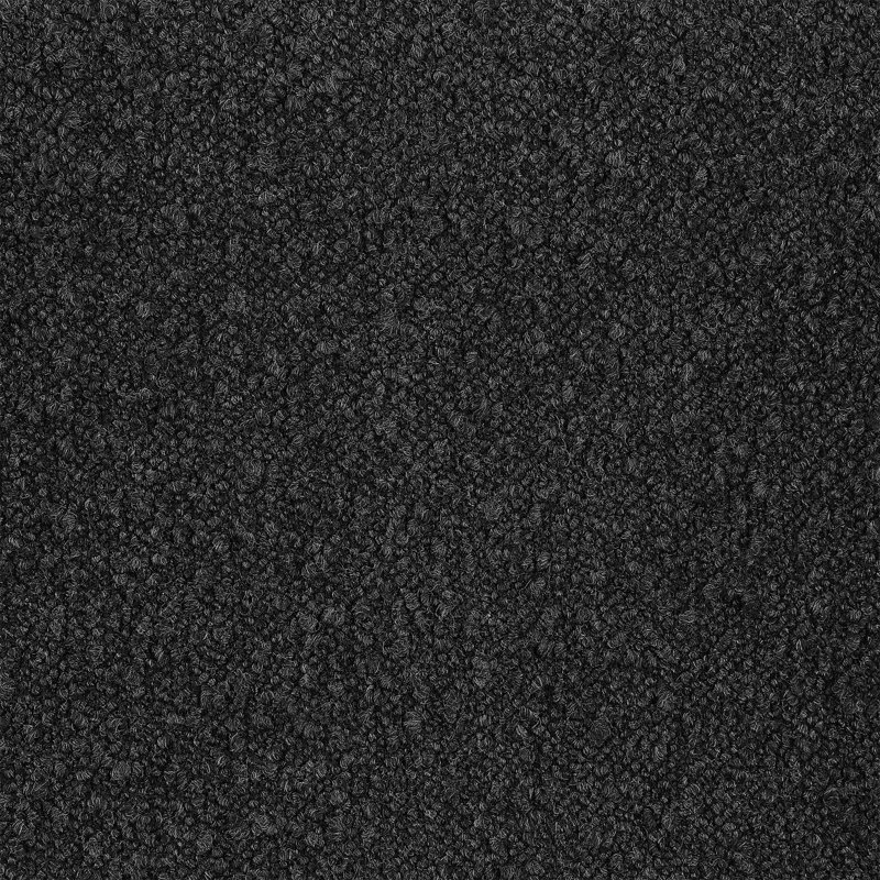 Chaise courbée sans accoudoirs Austin, Gris anthracite