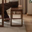 Banc en bois massif brun noisette-1761223363