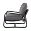 Fauteuil de chambre confortable avec structure en métal élégante pour la décoration intérieure-676049297