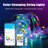 Smart Dreamcolor Rgbic Led String Lights, 33ft Music Sync Fairy Lights With App Control And 20-key Remote, Clear Leather Wire-893923936