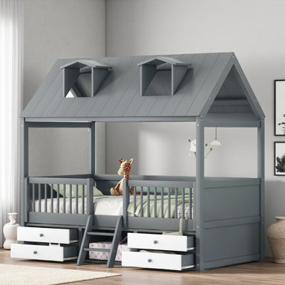 Structure de lit en bois