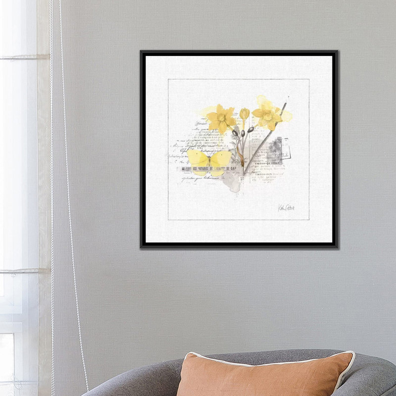 «Sunny Day I», impression sur toile tendue, H 18 po x l 18 po x P 1,5 po, Toile encadrée noire