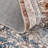 CYNTHIA Machine Washable Vintage Distressed Area Rug Soft Foldable-114293145