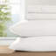 Ensemble de draps 100% coton percale brossé et délavé 4 pièces-116250215-116302326