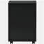 File Cabinet, Rolling Mobile, Storage Drawers, Printer Stand, Office, Work, Black Laminate, Contemporary, Modern