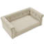 Lit pour chien surélevé beige, pour les grandes races, tissu facile à nettoyer élégant moyen / grand chien beige, statique-1506614413