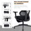 Chaise d'ordinateur pivotante à 360 ° avec dossier haut, repose-pieds et accoudoirs-2042329465-2042329410-2042329464