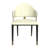 LeisureMod 5-Piece Dining Set, Modern 36-Inch Round Kitchen Table and 4 Upholstered Dining Chairs, PU Leather Mid Century Dinette Set with Metal Pedestal Base for Small Spaces, Apartment, and Café-693532461