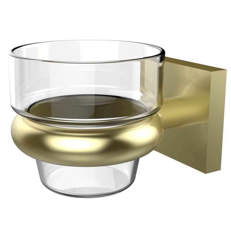Haranu 2.5'' H Metal Wall Votive Holder, Satin Brass