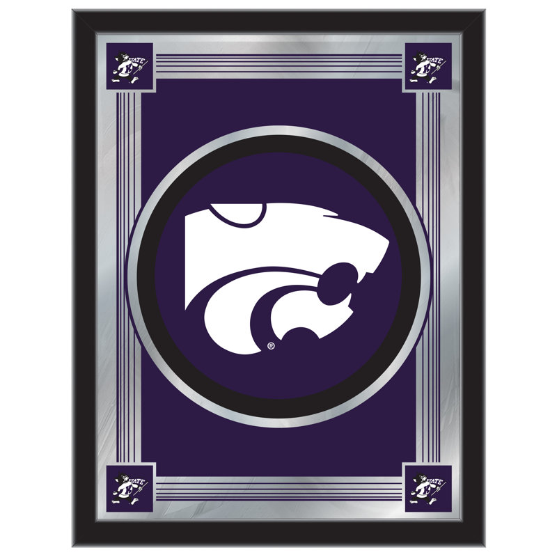 NCAA Logo Mirror, impression encadrée, Kansas State