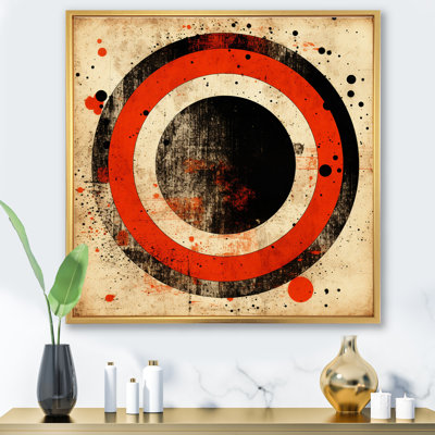«Inner Knowing Retro», reproduction d'art sur toile de style Mid-Century moderne