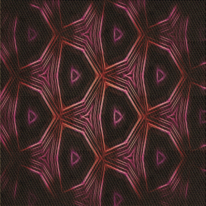 Abstract Indoor Rug, Square 8'
