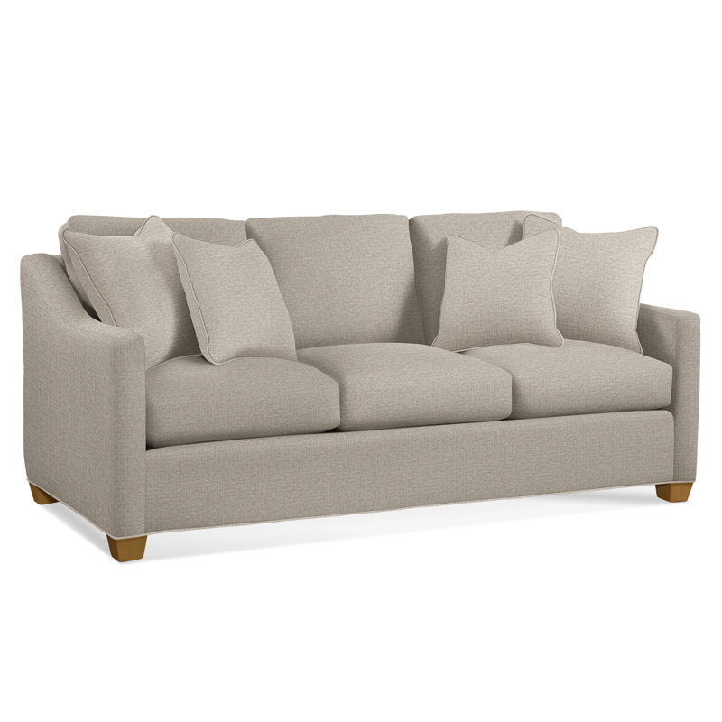 Oliver Sofa, Havana Finish, Brown Geometric, 0456-33