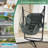 360° Swivel Hammock Swing Chair With Stand - Comfortable Hanging Chair With Cushions (400 Lbs Capacity) For Indoor/outdoor Use - Perfect For Bedroom, Patio, Porch, Deck, Garden, Balcony-2024000974