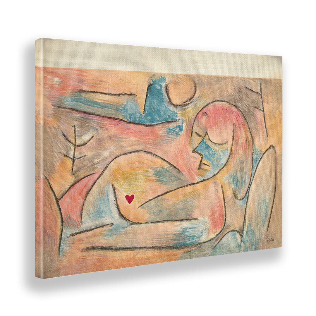 Leinwandbild Mother and Unborn Child von Paul Klee