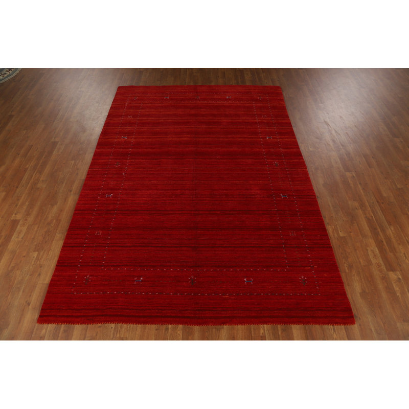 Tapis indien tribal de style Gabbeh 7 x 10