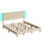Samiha Upholstered Platform Bed with LED Lighting Headboard-979535120-978940312