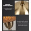 Luminaire d'appoint debout moderne en bambou tissé