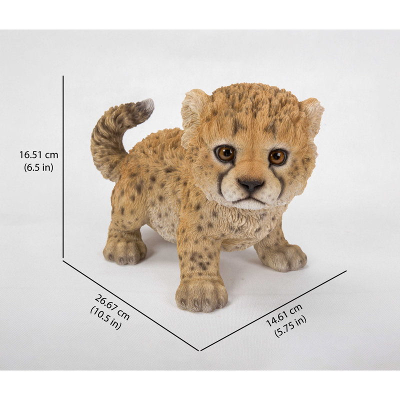 Statue guépard baby