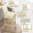 Bar Stools, Set Of 2 Upholstered Breakfast Stools, 27.5" Tall Bar Stools, Breakfast Bar Chairs With Footrest And Back, Counter Bar Stools, For Dining Room, Kitchen, Bar-1163801383