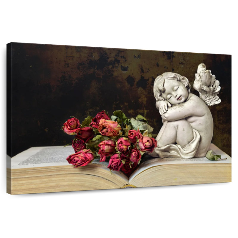 Leisha Cherub, 26" H x 39" W