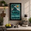 Stained Glass Coastal - Wrapped Canvas-726411610-726411606