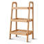 Étagère à chaussures à 3 niveaux en bois de hêtre, rangement polyvalent pour vestibule, salon, chambre à coucher-893430549
