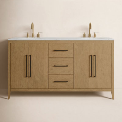 Alsup 60" Double Bathroom Vanity