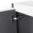 12" Bathroom Side Cabinet, 3-Soft Close Doors, Float Mounting Design-1580580311