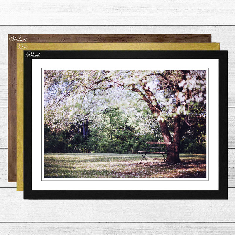 Single Picture Frame Print, Oak