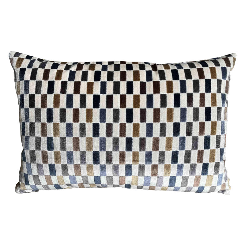 Velvet Lumbar Pillow Cover & Insert