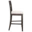 Tabouret à hauteur de comptoir de 2 - grange et kaki, conception rustique avec siège rembourré confortable attrayant pour la salle à manger 2 en brun clair, style coussin distinctif