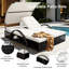 Lit de jour avec structure en acier Cadeo 72,83 "avec coussins, table d'appoint cachée-234856195
