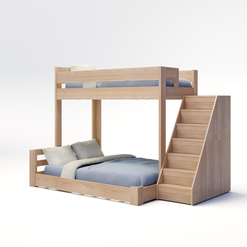 Elevated Kids Bed, Desert Sands, Location H, Twin XL /King