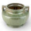 Green Speckled Ceramic Jardinière Planter