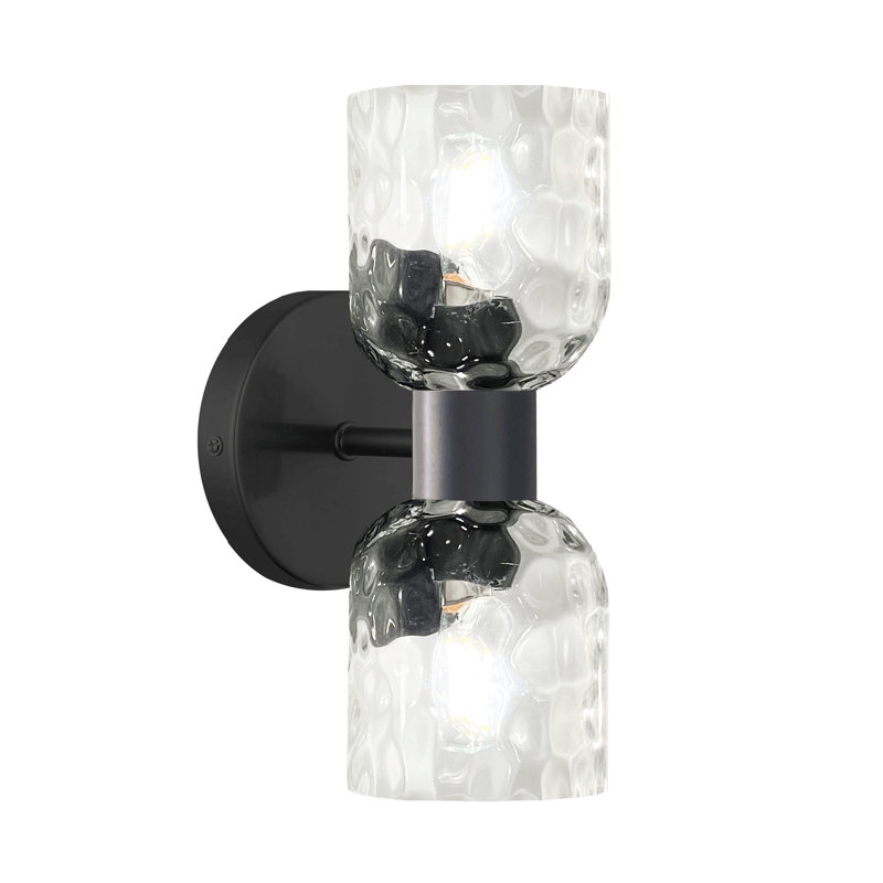 Griffith 2 Light Vanity Light, Matte Black